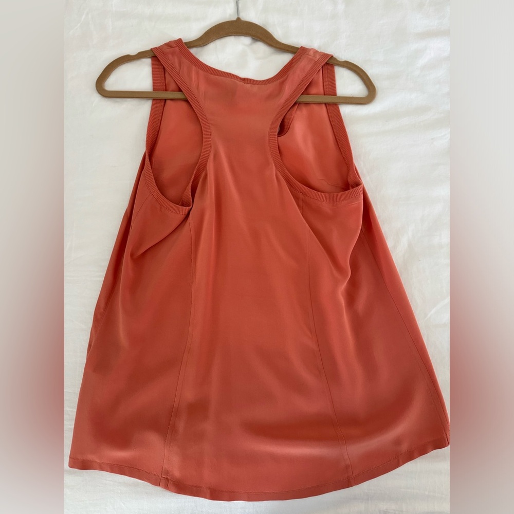 Joie coral silk racer tank size Medium - Picture 6 of 7